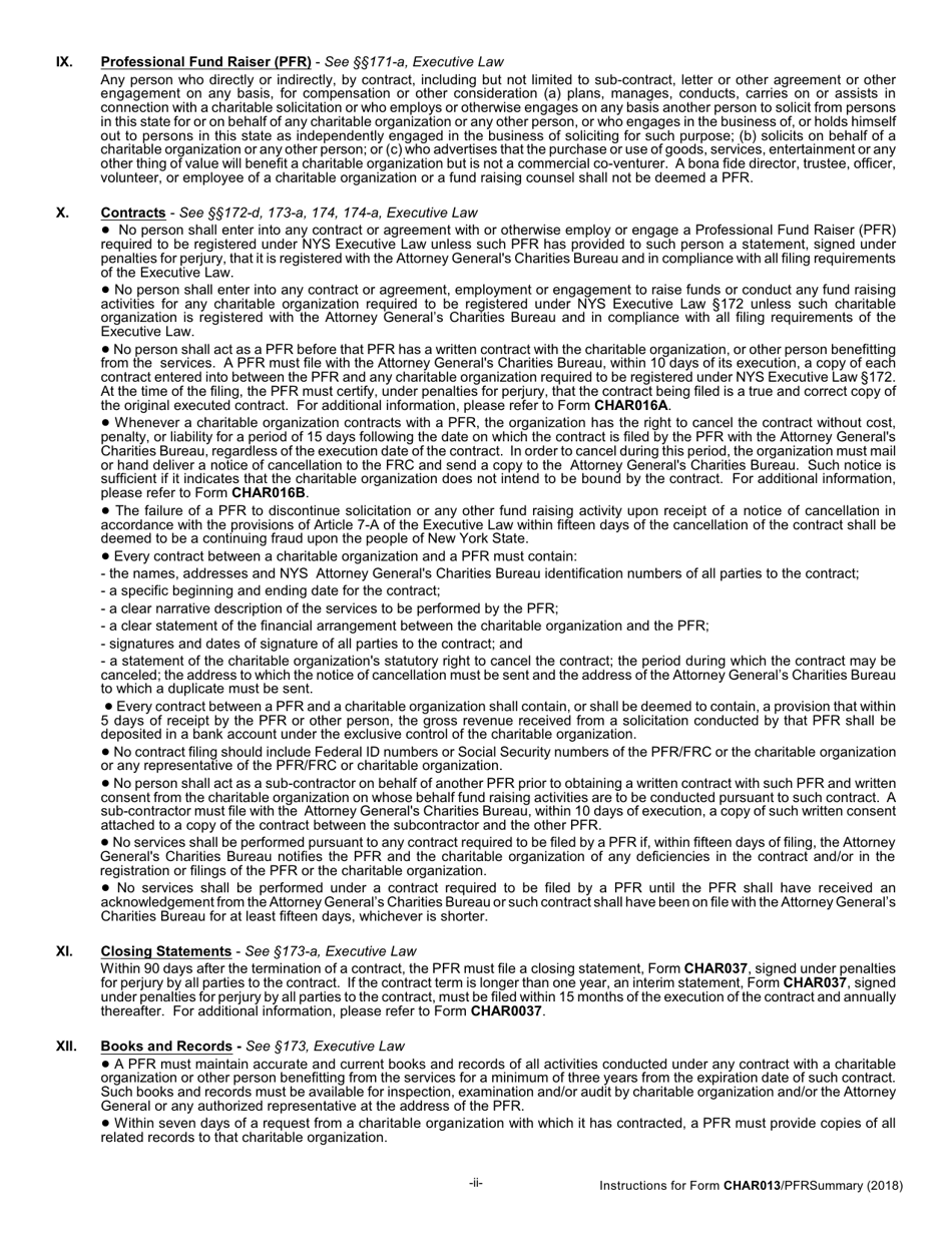 Form CHAR013 Professional Fund Raiser Registration Statement - New York, Page 7