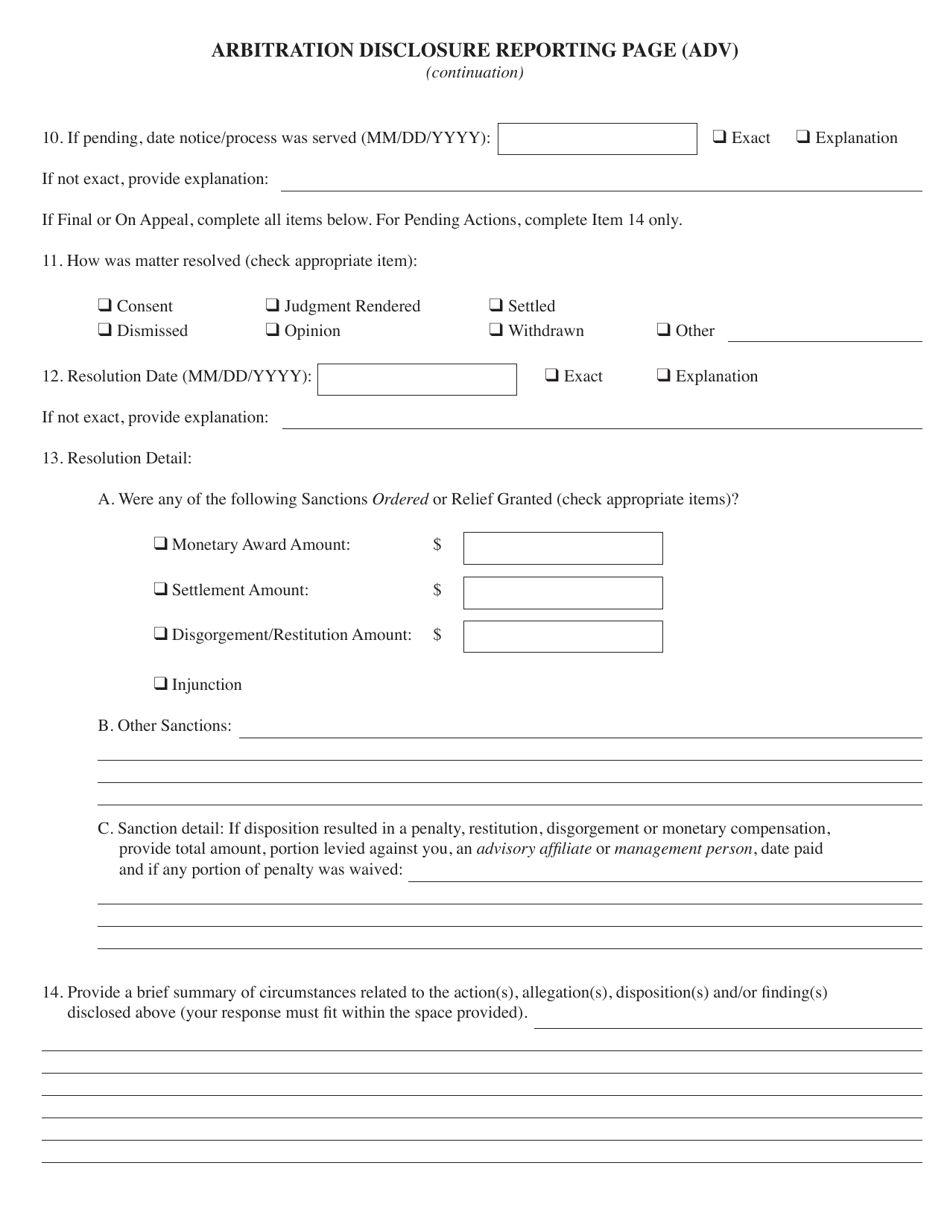 Form ADV Part 1B Uniform Application for Investment Adviser Registration - New York, Page 11
