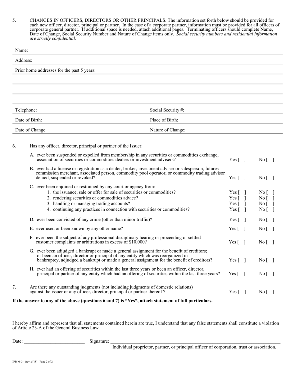 Form M-3 - Fill Out, Sign Online and Download Fillable PDF, New York ...