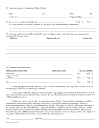 Form M-2 Salesperson Statement - New York, Page 2