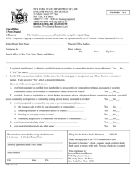 Document preview: Form M-1 Broker-Dealer Statement - New York