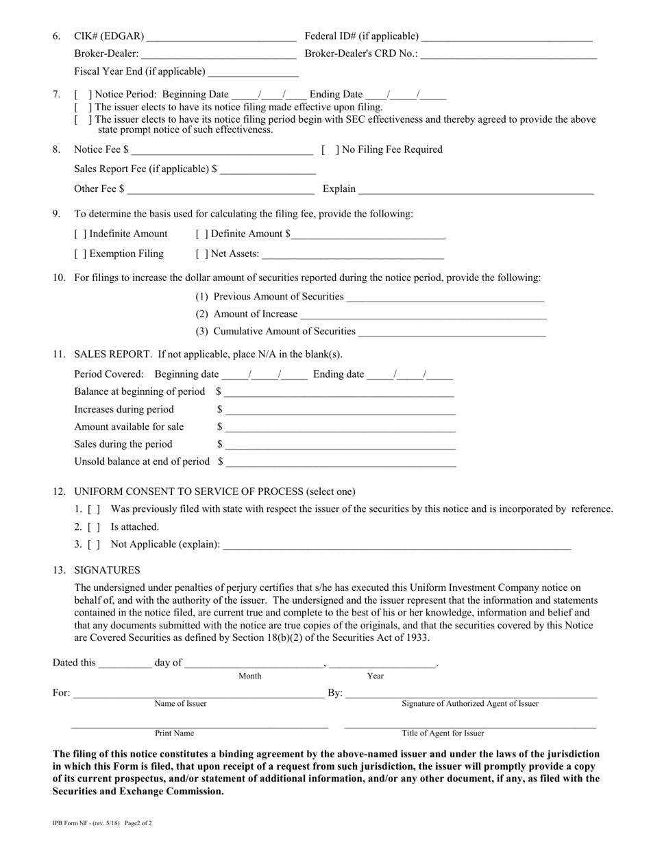 Form NF - Fill Out, Sign Online and Download Fillable PDF, New York ...