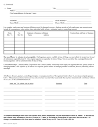 Form M-11 Issuer Statement - New York, Page 4