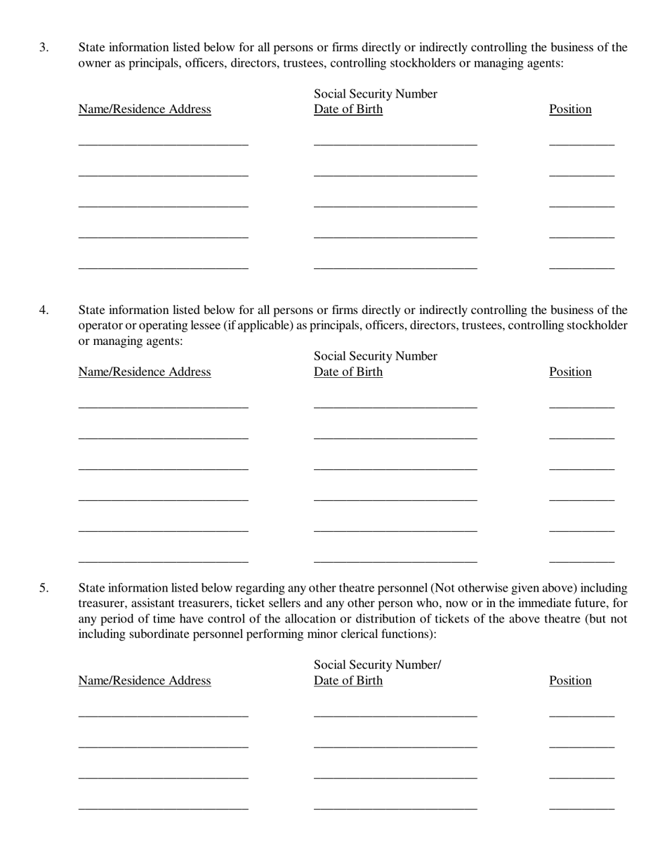 Form TD-1A Original Ticket Distributor Registration - New York, Page 2