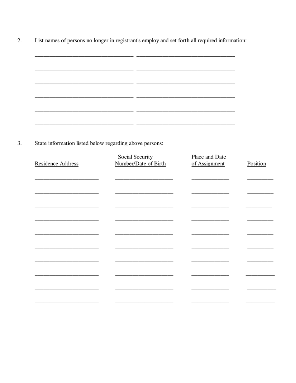 Form TD-2A Amended Ticket Distributor Registration - New York, Page 2