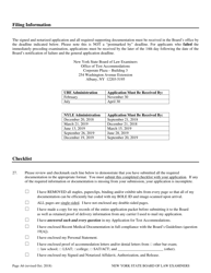 Application for Test Accommodations - New York, Page 6