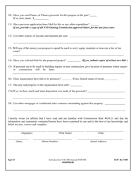 Form GC-317 Application to Request the Disbursement of Games of Chance Net Proceeds - New York, Page 2