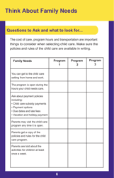 Form PUB-1115B As You Think About Child Care for Your Infant or Toddler - New York, Page 6