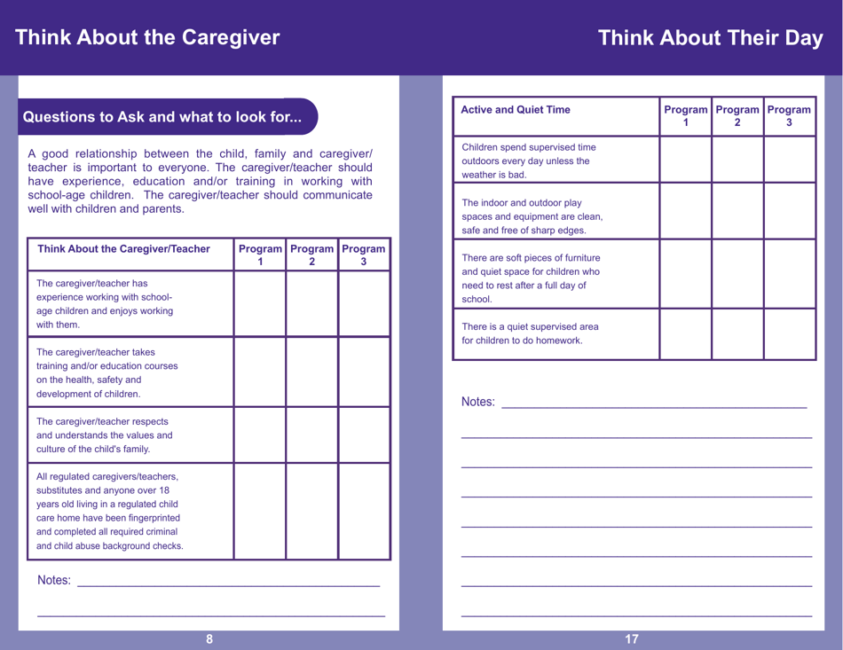 Form PUB-1115D As You Think About Child Care for Your School-Age Child - New York, Page 8