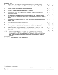 Form OCFS-0293 Fire Safety Checklist Non-secure Detention Family Boarding Homes - New York, Page 2