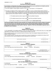 Form LDSS-4623A Adoption Subsidy and Non-recurring Adoption Expenses Agreement - Initial Application - New York, Page 6