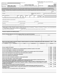 Form PPB-3 Pistol/Revolver License Application - New York