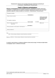Form AFF-1P Affidavit for Death Benefits - New York (Polish), Page 2