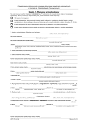 Form AFF-1P Affidavit for Death Benefits - New York (Polish), Page 3