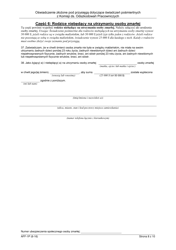 Form AFF-1P Affidavit for Death Benefits - New York (Polish), Page 9