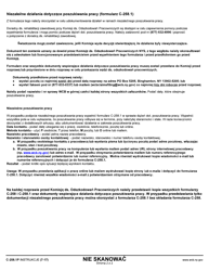 Form C-258.1P Claimant&#039;s Record of Independent Job Search Efforts - New York (Polish), Page 2
