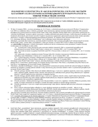 Document preview: Form WTC-12P Registration of Participation in World Trade Center Rescue, Recovery and/or Clean-Up Operations - New York (Polish)