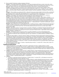 Form WTC-12P Registration of Participation in World Trade Center Rescue, Recovery and/or Clean-Up Operations - New York (Polish), Page 2
