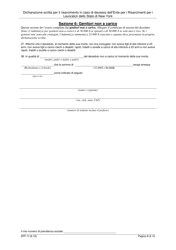 Form AFF-1I Affidavit for Death Benefits - New York (Italian), Page 9