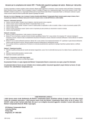 Form VDF-1I Loss of Wage Earning Capacity Vocational Data Form - New York (Italian), Page 2