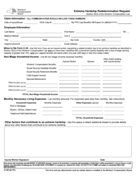 Document preview: Form C-35 Extreme Hardship Redetermination Request - New York