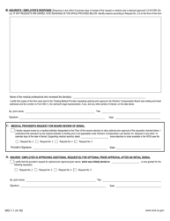 Form MG-1.1 Continuation to Form Mg-1, Attending Doctor&#039;s Request for Optional Prior Approval - New York, Page 2