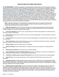 Document preview: Form RB-89.3 Rebuttal of Application for Reconsideration/Full Board Review - New York