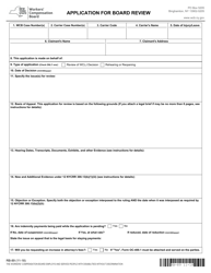 Form RB-89 Application for Board Review - New York, Page 3