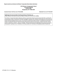 Form VF/VAW-11C Volunteer&#039;s Notification of Executive Officer of Fire/Ambulance Company of Significant Risk of Transmission of HIV Per Vfbl/Vawbl Section 11-c(1) - New York, Page 2