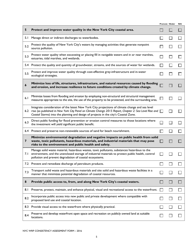 New York City Waterfront Revitalization Program Consistency Assessment Form - New York City, Page 5