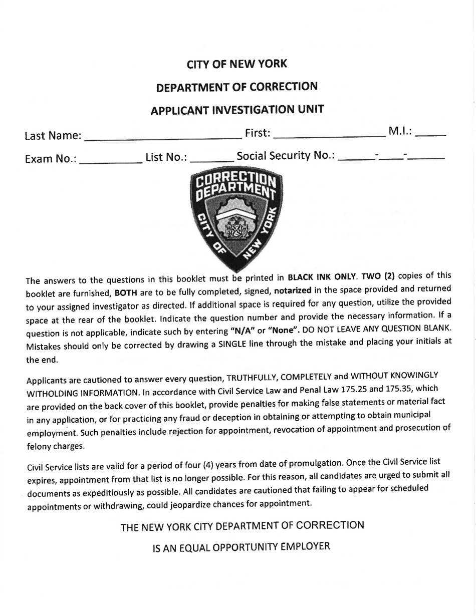 New York City Booklet - Fill Out, Sign Online and Download PDF ...