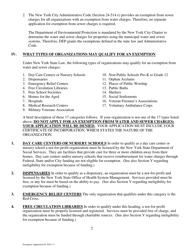 Application for Exemption From Water and Sewer Charges - New York City, Page 3