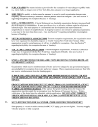 Application for Exemption From Water and Sewer Charges - New York City, Page 5