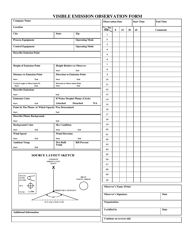Method 9 - Opacity Certification Form - New York City, Page 2