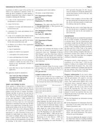 Form NYC-HTX Hotel Room Occupancy Tax Return for Use by Operators and Room Remarketers - New York City, Page 4