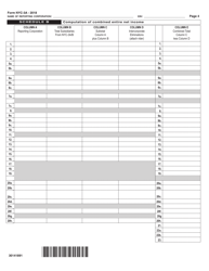 Form NYC-3A Combined General Corporation Tax Return - New York City, Page 4