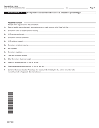 Form NYC-3A Combined General Corporation Tax Return - New York City, Page 7