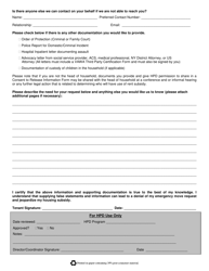 Vawa Accommodation Request Form - Housing Choice Voucher Programs - New York City, Page 2