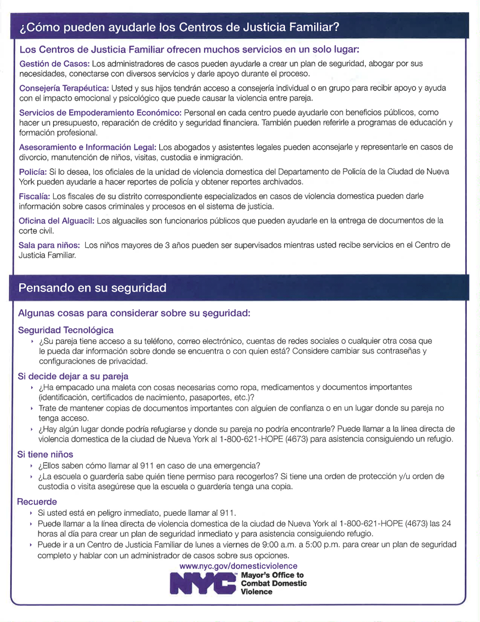 Formulario De Solicitud De Adaptacion De La Vawa Programas De Vale De Eleccion De Vivienda - New York City (Spanish), Page 10