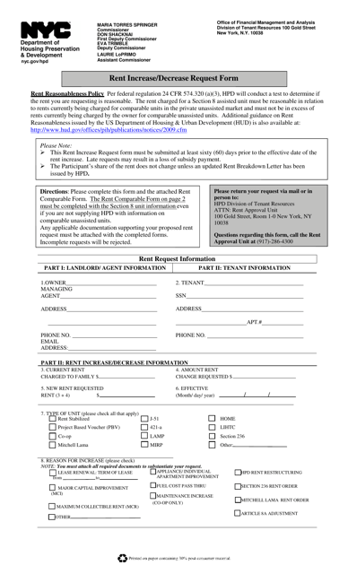new-york-city-rent-increase-decrease-request-form-download-fillable-pdf