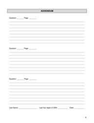 Form SFBIQ Supplemental Financial Background Investigation Questionnaire - New York City, Page 8