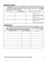 Form FBIQ Financial Background Investigation Questionnaire - New York City, Page 12