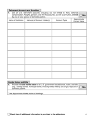 Form FBIQ Financial Background Investigation Questionnaire - New York City, Page 4