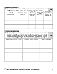 Form FBIQ Financial Background Investigation Questionnaire - New York City, Page 5