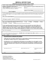 Application for a New York City Parking Permit for People With Disabilities - New York City, Page 4