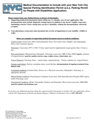 Application for a New York City Parking Permit for People With Disabilities - New York City, Page 5