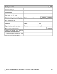 Background Investigation Questionnaire - New York City, Page 23