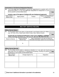 Background Investigation Questionnaire - New York City, Page 26
