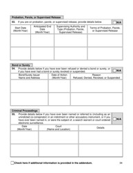 Background Investigation Questionnaire - New York City, Page 34