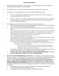 General Permit Application Form for Emergency Generators - North Carolina, Page 3